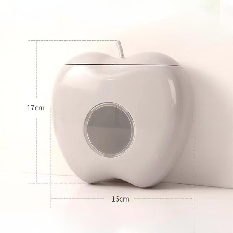 Scatola Porta Rotolo di Pellicola Trasparente Organizzazione Pellicola Aderente Scatola Antipolvere da Parete Porta Rotolo di Pellicola Trasparente Copri Alimenti Portaoggetti per Casa Cucina