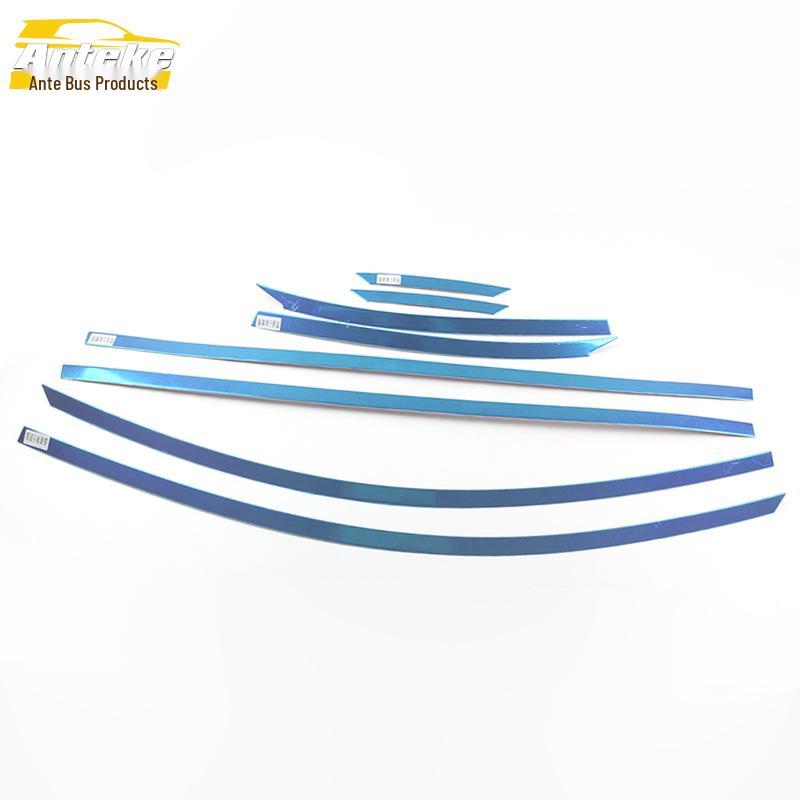 21 Kustu Car Window Trim: Stainless Steel Anti-Scratch Glass Protector & Bright Strip Accessories