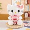 Rose Hello Kitty Cat Plush Toy With Short Plush For Couples Gift And Collectors