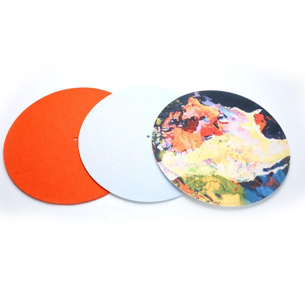 3mm Thick Felt Turntable Platter Mat Record Mat  for LP Vinyl Record/Phonograph Turntable/CD