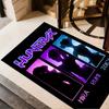Huntrx Cyberpunk Fashion Area Rug Design for Entryway Kitchen Living Rooms Hallway Anti-slip Rug Anime Office Decor Best for Christmas