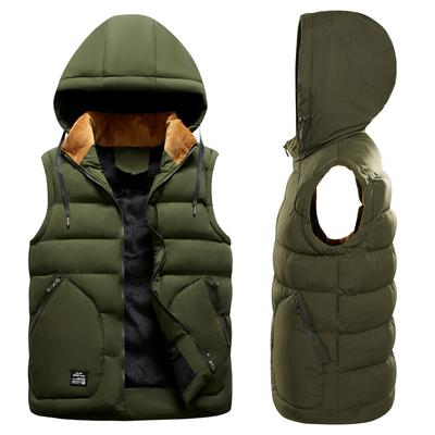 Men's Autumn and Winter Thick Down Cotton Vest