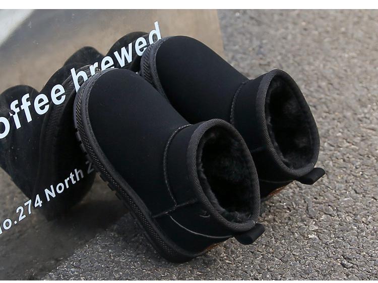 Botas de Nieve de Invierno 2025 para Niños - Moda Clásica para Niños y Niñas
