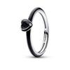 Pandora Inele Inimă Chakra Negru 193088c01