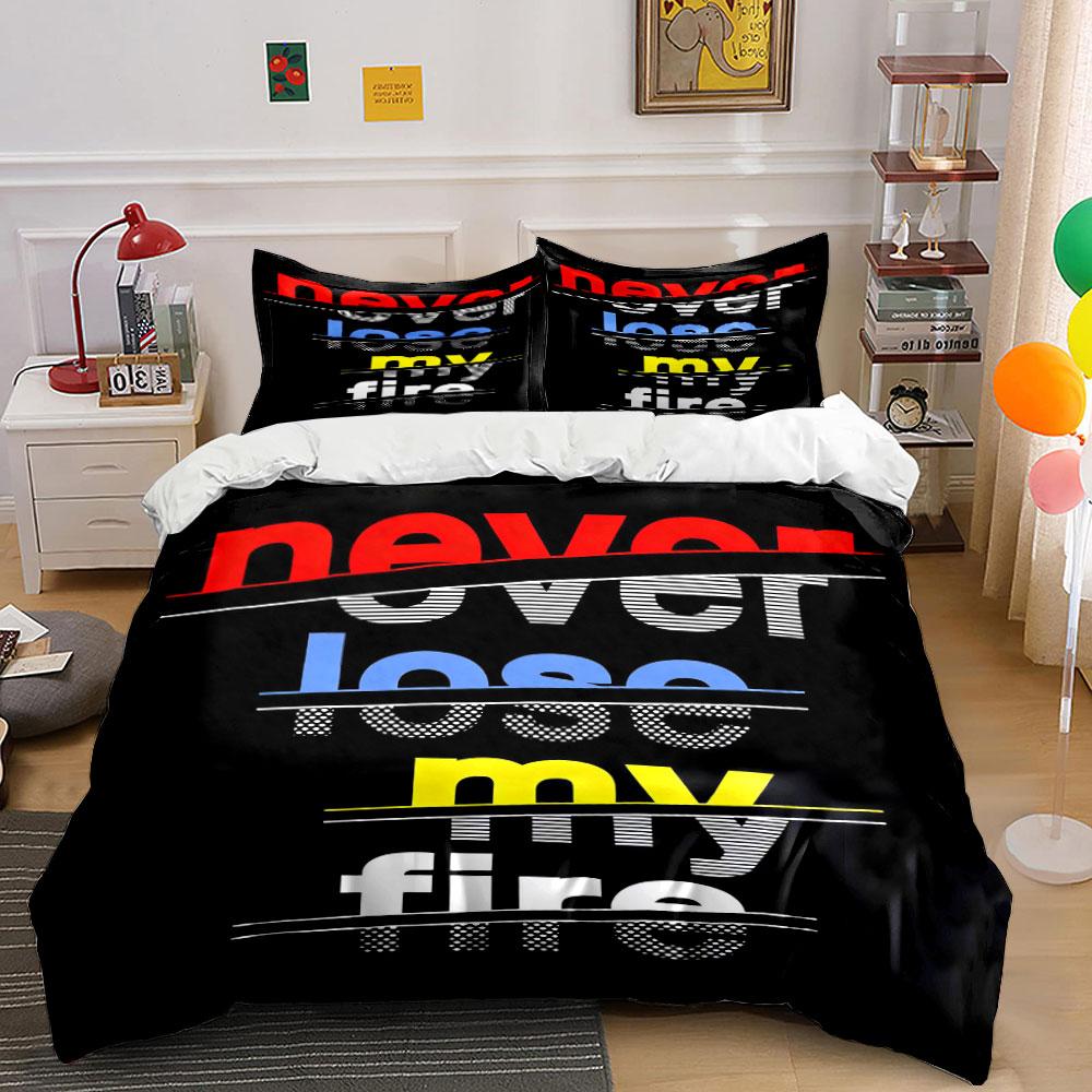Bold motivational text. Bedding sets Duvet cover sets Duvet covers Pillowcases(1* Duvet Cover 2* Pillowcases without duvet insert)