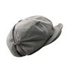 Dark Beret Cabbie Hat Oversized Painter Hat Beret Baker Boy Hat for Street Strolling Dark Fashion Hat Props