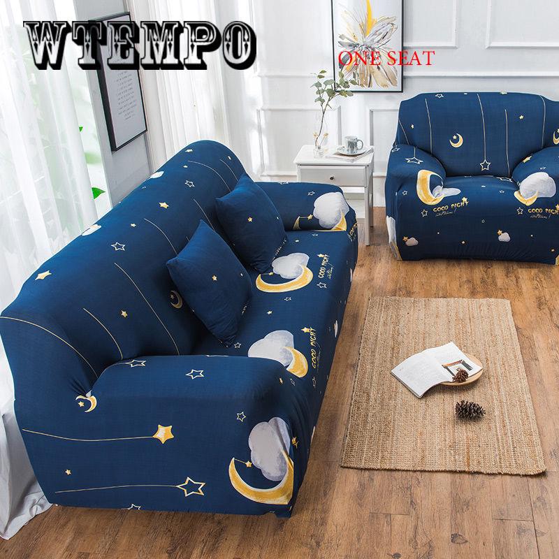 Elastic Sofa Cover Printed Slipcover Corner Sofa Cover Stretch Furniture Cover 1/2/3/4 Seater