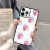 Kawaii Japanese Strawberry Milk Drink Bottle Phone Case for iPhone 17 Air 16 16e 15 Plus for Apple 13 11 12 14 Pro Max