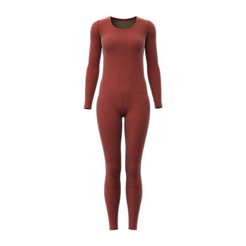Men's Black Gold Cashmere Silk Thermal Underwear Set - High Elastic, Thick Autumn Round Neck Top and Pants