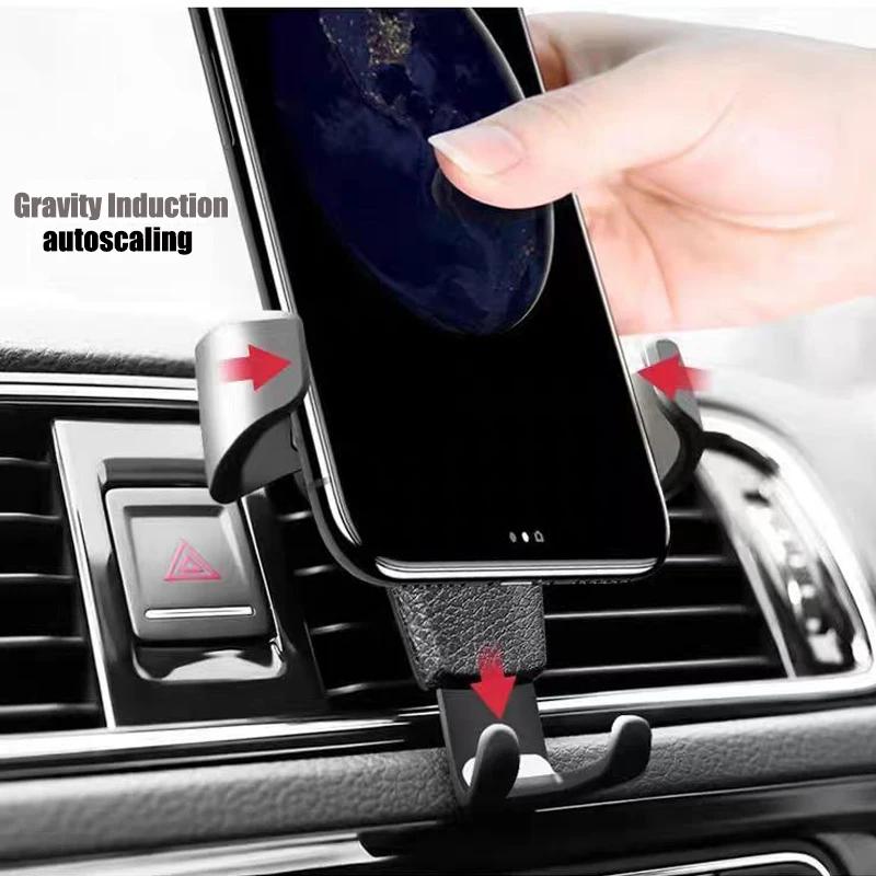 Gravity Car Phone Holder GPS Stand Tools Air Outlet Clip For Ford S MAX Ranger Focus Fiesta Mondeo Kuga Mustang Escort KA Ranger ASW1