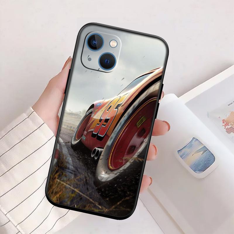 Auta Blesk McQueen Nový Prémiový Obal na Telefon pro iPhone 16 15 14 13 12 Pro Max Plus Mini
