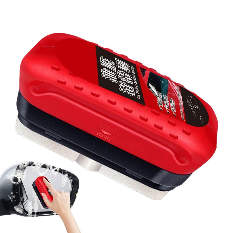 

Car Glass Cleaner Oil Film With Sponge Brush 120ml Anti-Rain Fog Car Glass Cleaner For Front Windshield Rearview