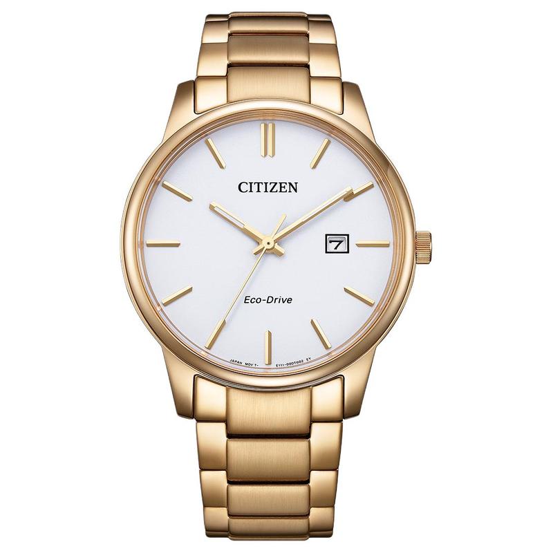 

CITIZEN Eco-Drive Series 50 Meter Waterproof Trendy Solar Quartz Steel Strap 40mm Men s Watch White Dial BM6973-97A синій
