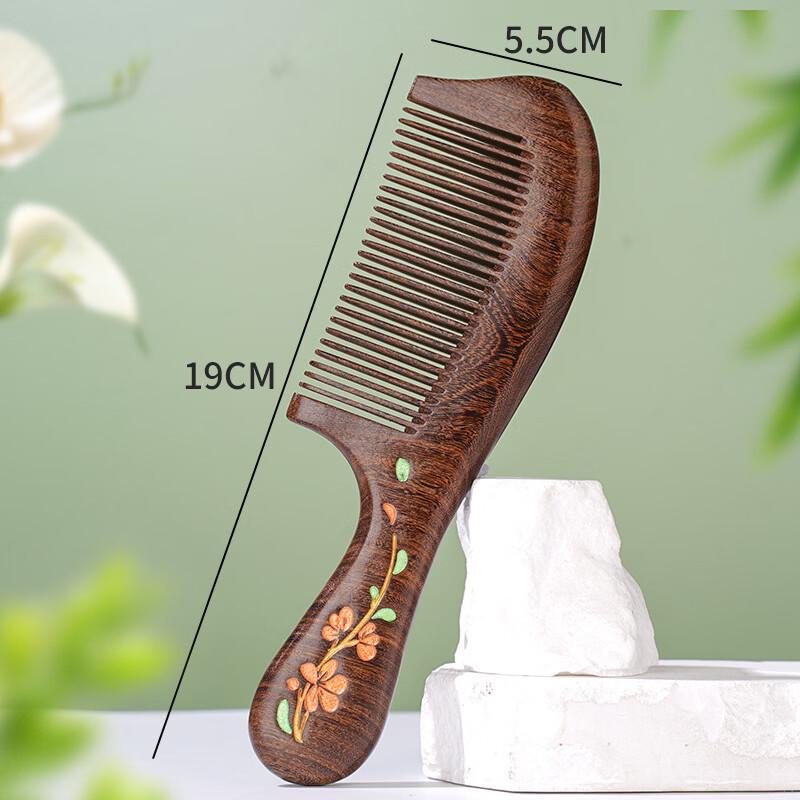 Black Gold Sandalwood Comb & Bookmark Gift Set