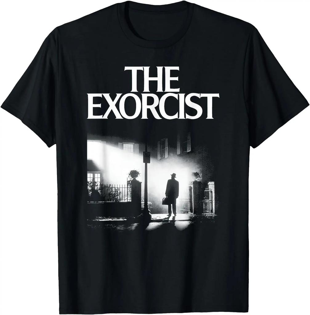 Vintage The Exorcist Scary Film Retro Scream Movie Graphic T Shirts Scary Halloween Horror Nights Tops Large Size Unisexs Clothing