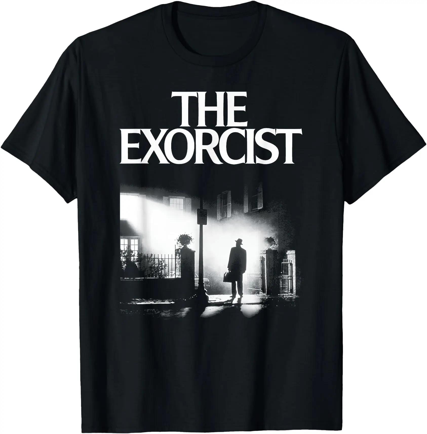 

Vintage The Exorcist Scary Film Retro Scream Movie Graphic T Shirts Scary Halloween Horror Nights Tops Large Size Unisexs Clothing S