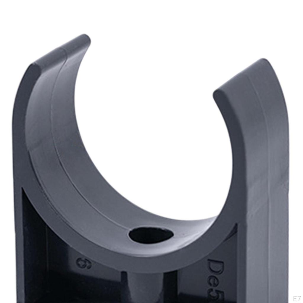 10 Pack of U Shaped Clips for PVC Pipe Support Accessories