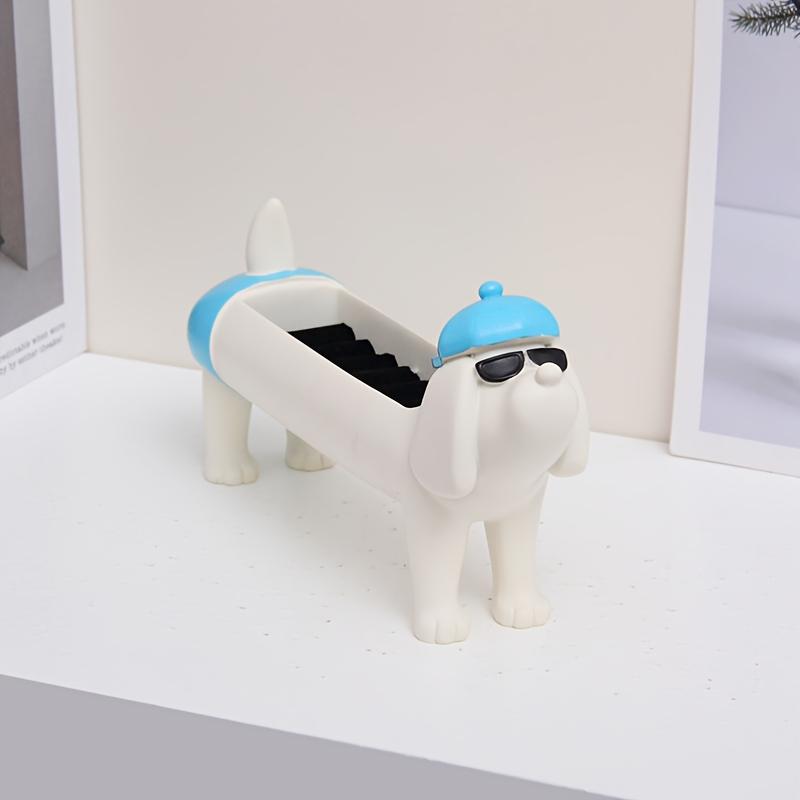 

1 шт. Милый кольцо-украшение в виде таксы, серьги-пусеты, шкатулка для хранения ювелирных изделий, губка-подставка для колец, подарок