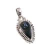 Pierre Précieuse Pietersite Naturelle Argent Sterling Massif 925 Bijou Pendentif 1.50" o9d19