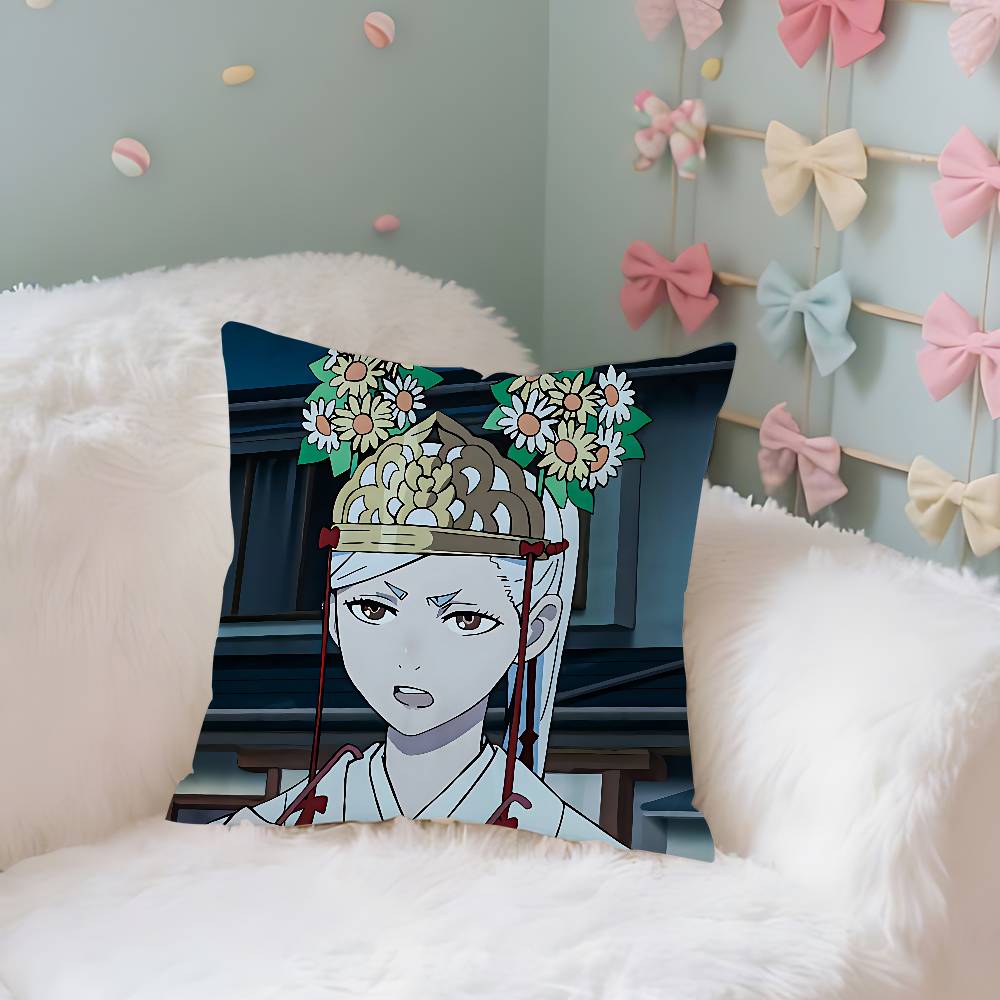 

Dandadan Dodoria Case Plush Fabric Soft Pillowcase Double Sided Print Cushion Cover Household Gifts 40cmx40cm