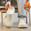Winter Clogs Fleece Lined Closed-Toe Slippers Half Shoes For Men Women Couple Mules Fur Indoor Casual Shoe Plush Slides Sandal