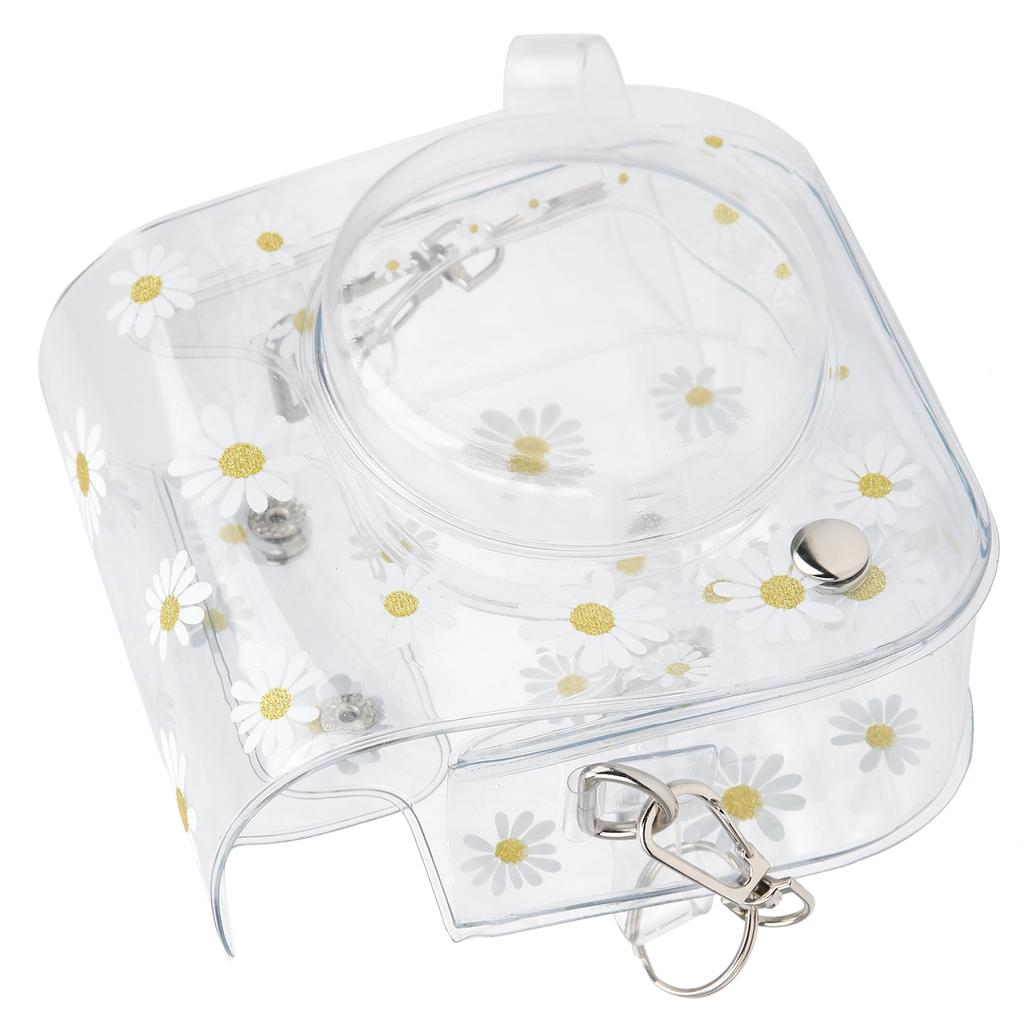 Transparent Small Camera Bag PVC Case with Shoulder Strap for Fujifilm Instax Mini 11 9 8