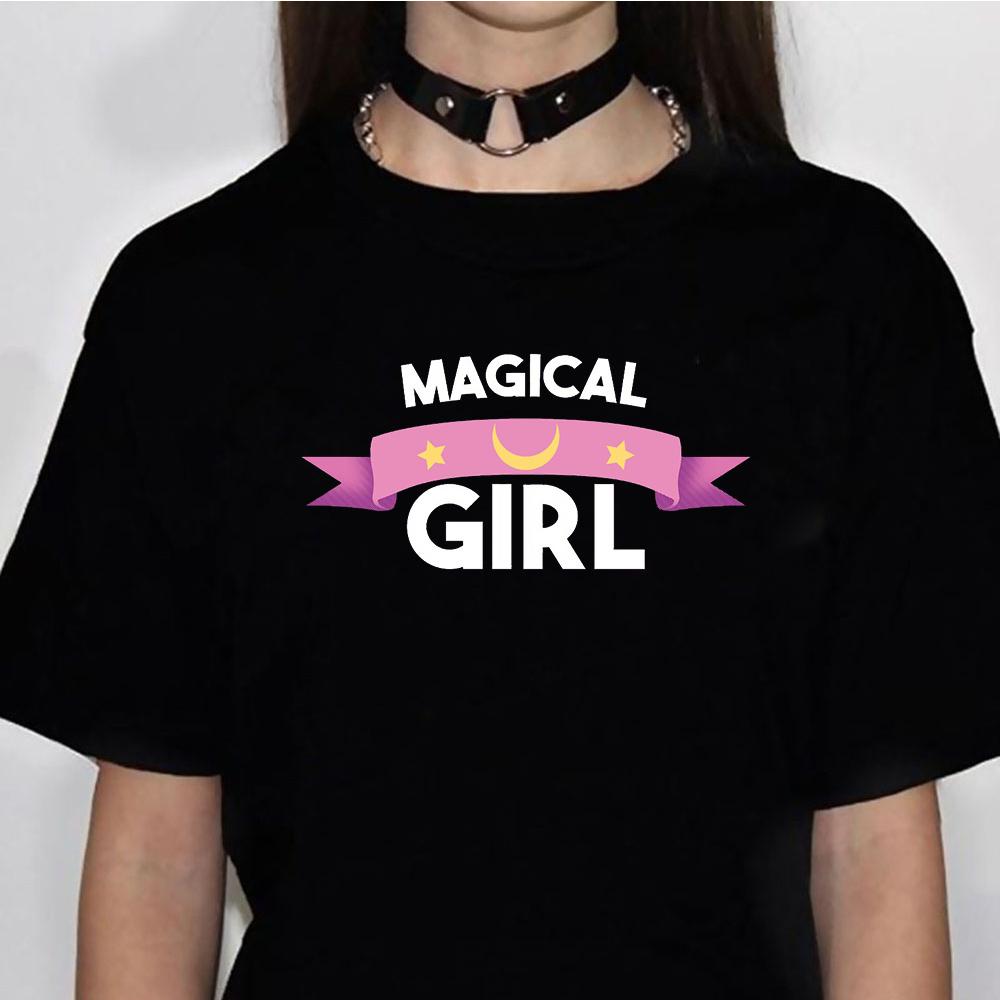 80s Moon Cat t shirt Women comic Japanese harajuku tshirts feUnisex 2000s anime funny clothes