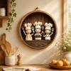 Door Wreath Kitchen Wall Art 2D Plan Chef Wall Decor Kitchen Sign  Cottage Porch Decoration