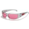 Y2K Wraparound Sunglasses for Women Men, Futuristic Rectangle Shield Glasses, Retro Cyber Fashion Eyewear
