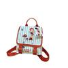 Plaid Cat Cute Print Backpack With Animal Illustration School Bag For Girls