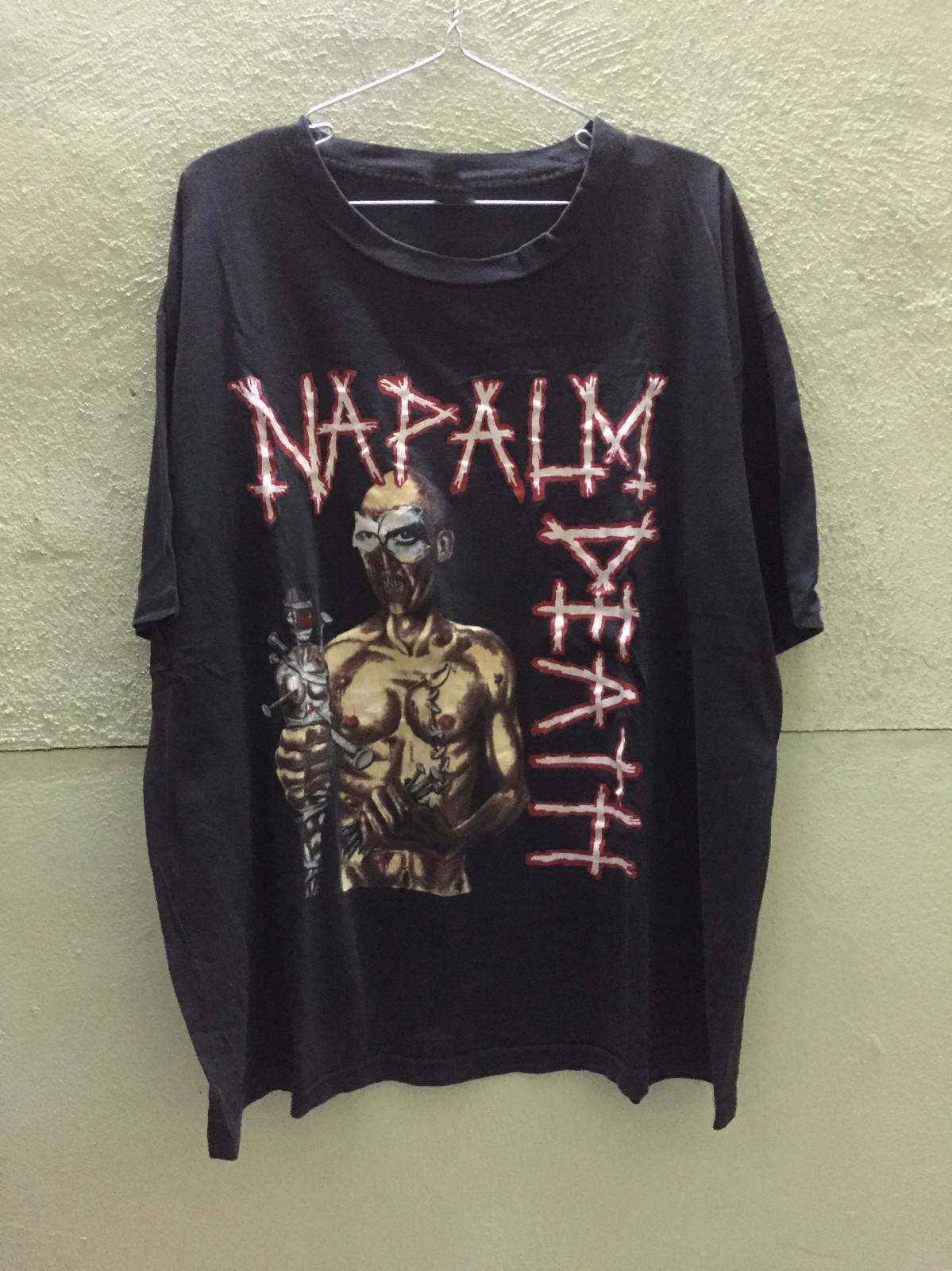 New Hot Napalm Death Band Black Short Sleeve Size S-5XL Shirt S