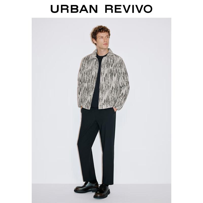 UR2025 Men s Artistic Texture Casual Jacket XS