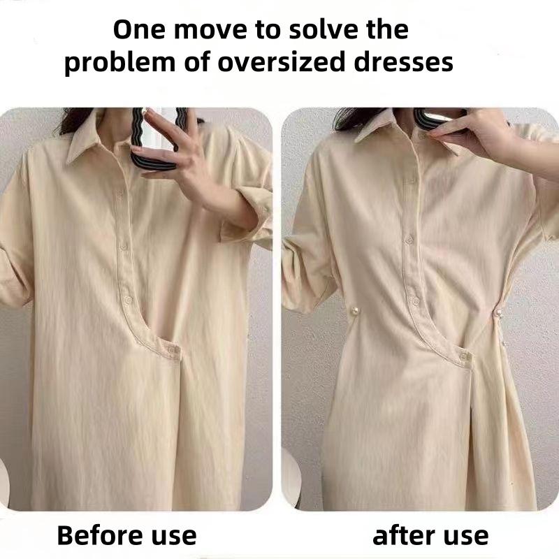 8PCS Pearl Non-slip Safety Pins Dress Brooch Decoration Dress Waist Fastening Pins Collar Adjustment Scarf  Fashion Versatile