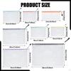 26Pcs Mesh Zipper Pouch Bags Toiletry Cosmetic Make Up PVC Storage Organizer