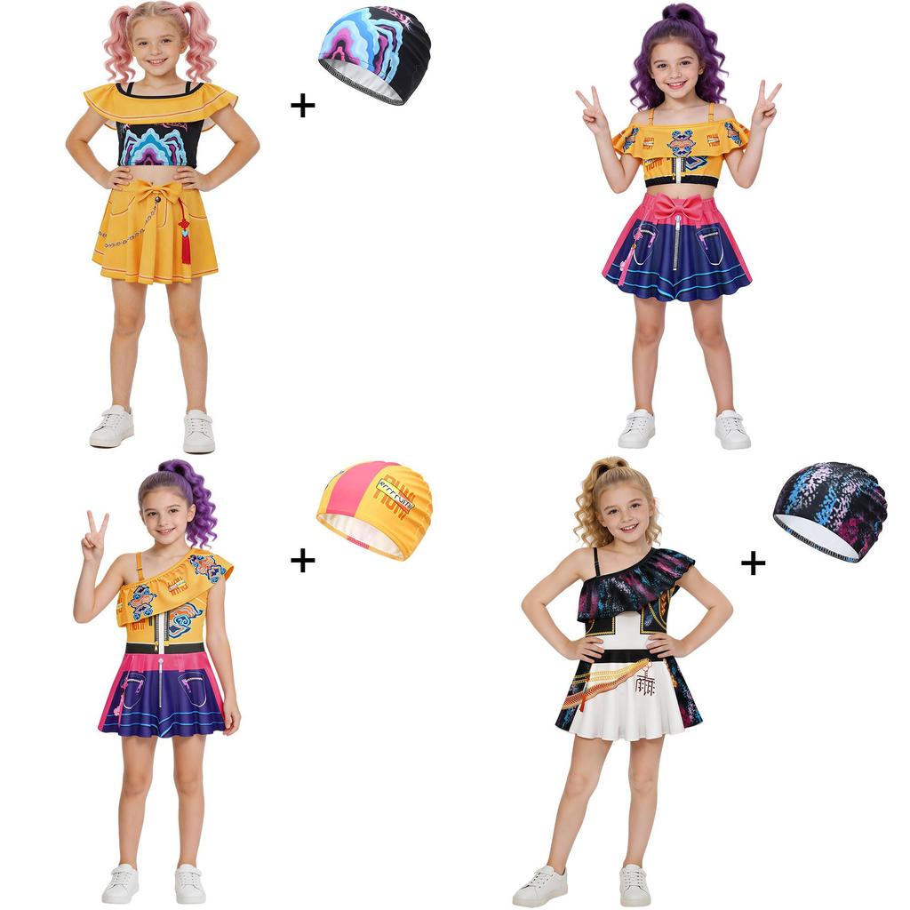 Kpop Demon Hunters Mira Rumi Zoey Cosplay Swimwear Set For Kids And Adults