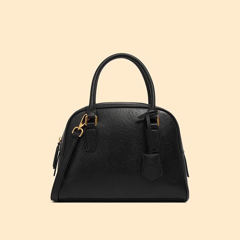 

Универсальная женская сумка из коровьей кожи Новая сумка-подушка Сумка через плечо чёрный