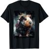 ZAANU Meerschweinchen Shirt Pelziges Kartoffel-Aquarell Meerschweinchen Lustiges T-Shirt