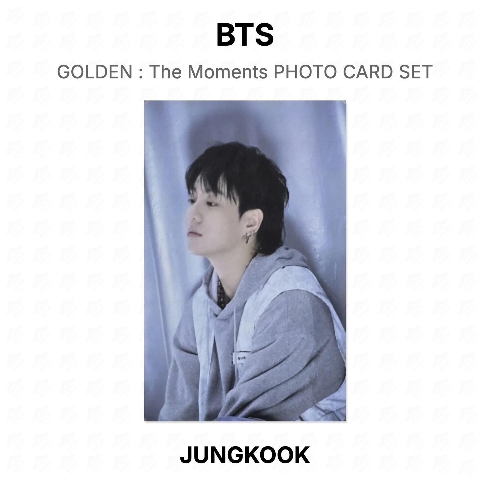 BTS GOLDEN : The Moments PHOTO CARD SET Official Photocard JUNGKOOK 11