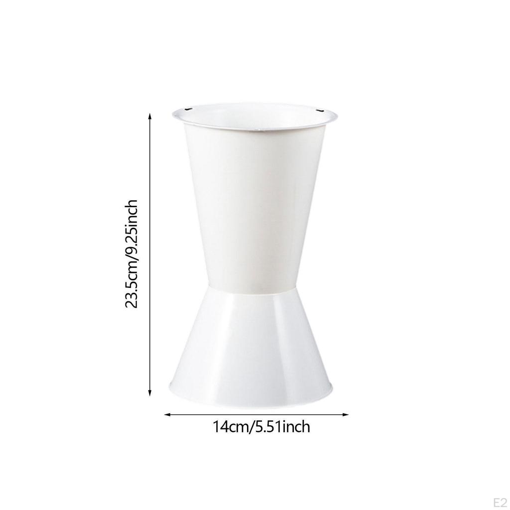 10 Stück Blumeneimer Kegelvase Dekorativ Mehrzweck Blumenarrangement