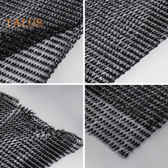 Vestido de rede de pesca com strass brilhante feminino sexy com fenda lateral vazada vestido de praia sem mangas lantejoulas festa biquíni saia