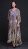 Phagun Butterflies & Leopard Animal Skin Beach Kaftan Bikini Cover Up Womena    S Maxi Dress Long