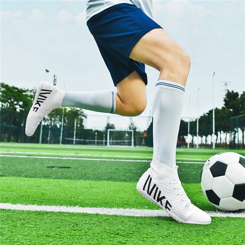 Fußballschuhe für Herren Schnell Professionelle Fußballschuhe Indoor Original Fußballplatz Stiefel Rutschfest Ultraleichter Sneaker Rutschfest