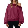 Women's Solid-color Fashionable Long-sleeved Top