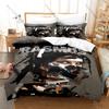 Lauri Ylönen Band Art Printed Bedding Kit 3PCS Duvet Cover & 2 Pillow Covers Breathable Fabric Rock Lover Bedroom Ornament