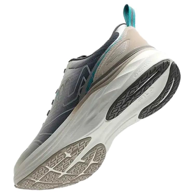 Fila Vola Evo Casual Breathable Lightweight Low-Top Running Shoes Men sneaker White Gray A12M331116FSG