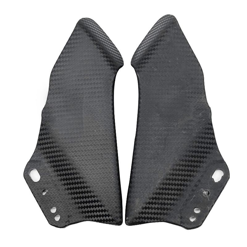Culoarea carbonului pentru Honda CBR650R Aripi de carenare Protector de aripi pentru motociclete Capac de ornamentare a aripioarelor de vânt Aripi de carenaj CBR 650R