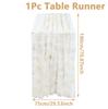 Butterfly Themed Mesh Flocking Table Runner Table Flag For Butterfly Birthday Baby Shower Wedding Home Holiday Table Decor
