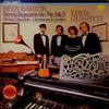 LP Record BLA BARTK  DER QUARTET  Streichquartette  String Quartets  642983 TELDEC 1984 Germany Classical Used