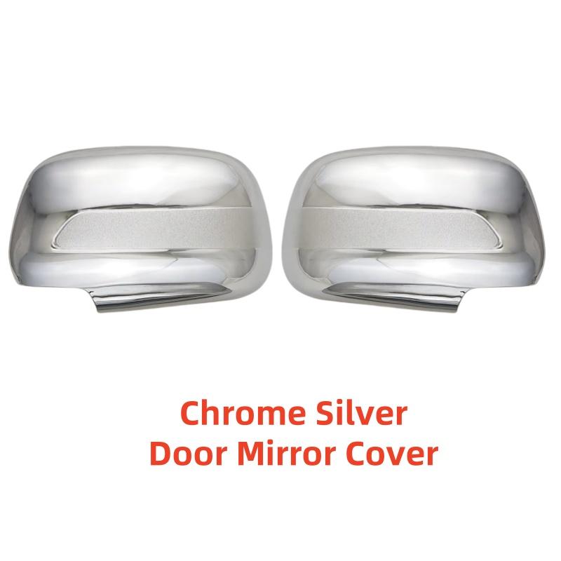For Toyota Tacoma 2005 2006 2007 2008 2009 2010 Car Rearview Accessories Gloss Black Side Mirror Cover Trim Chrome Paste Style