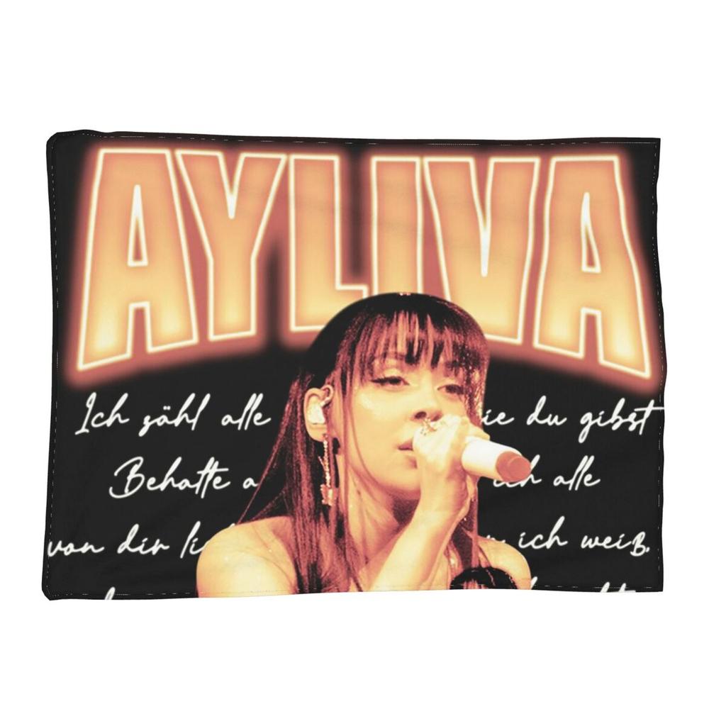 Music Singer Ayliva Blankets Soft Warm Flannel Throw Blanket Cover for Bed Living room Picnic Travel Home Couch